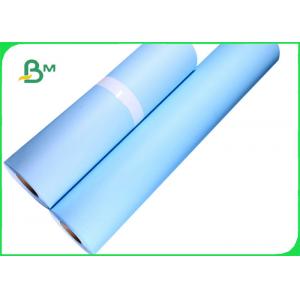 China 80gsm Blue CAD Drawing Paper For Wide Format Inkjet Printer 24 x 150ft supplier