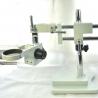 Double Arm Dual Bar Microscope Bracket Holder Stereo Microscope Boom Stand