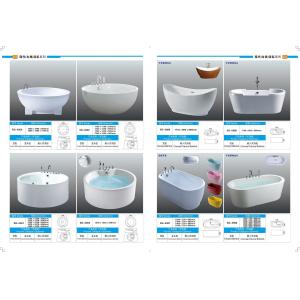 China Baño de acrílico con función de remojo y ubicación del drenaje central supplier