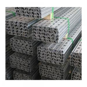 3 Inch Mild Carbon Steel C Channel Slotted Hot Dip Galvanized Strut Perforated Metal