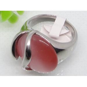 China Rings for Red Semi Precious Stone 1140469 supplier