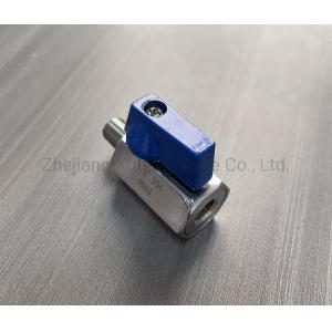 China 2000wog Stainless Steel Mini Thread Screw Ball Valve 1PC SS304/SS316 Q11F-2000WOG supplier
