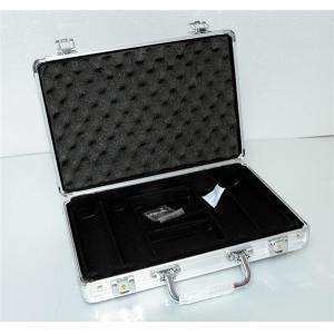 China Aluminum casino suitcase carrying case for poker chips supplier
