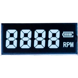 Rotating Speed Instrument VA LCD Display RoHS Segment Negative LCD Display