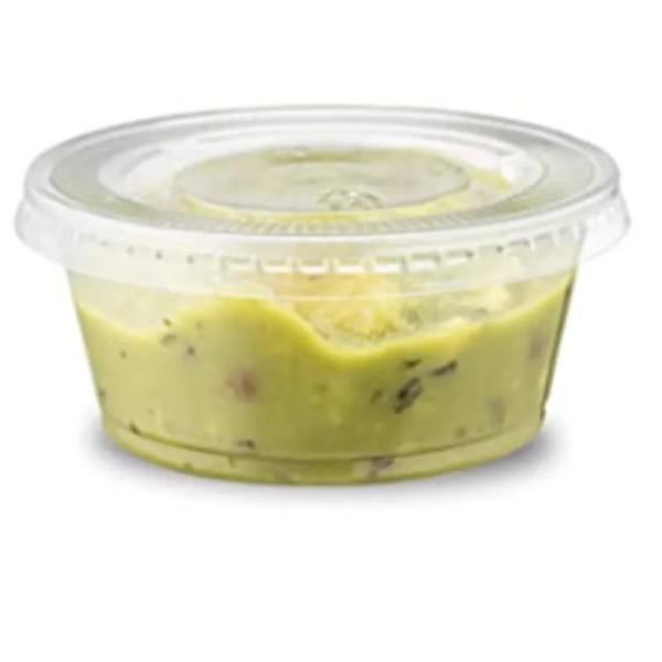 Round Shape Sauce Cups Plastic PET Plastic Cup Clear