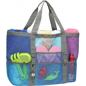 Oversized Embroidery Extra Large Waterproof Beach Bag With Zipper