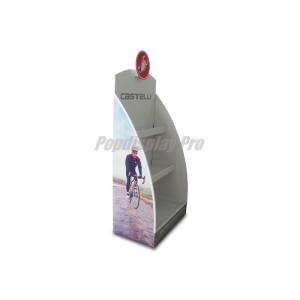 China Round Side Floor Standing Standee Display 3 - Shelves For Men Wool Sports Sweater supplier