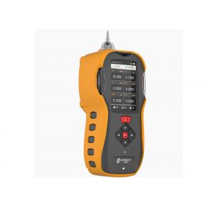 China Yellow ABS Portable Multi Gas Detector For Six Gases Detection supplier