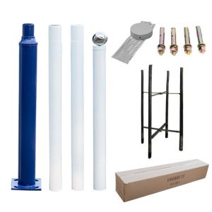 China 2m 2,5m 3m Poteaux lumineux Modern Lamp Post Split Type en acier galvanisé supplier