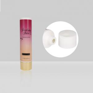 China 130-250ml Custom Cosmetic Tubes D50mm Plastic Facial Cleansing Body Lotion SPA Disc Top supplier