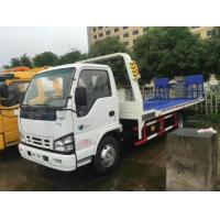 China 4*2 Drive Mode Isuzu Tow Truck Euro 5 Flat Bed 5 Tons on sale