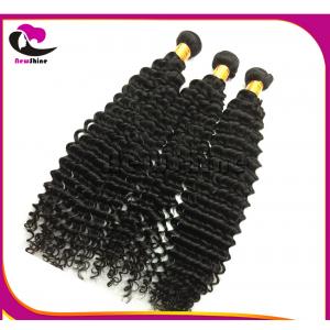 Africa Hot  Unprocessed 100%  Brazilian Virgin Hair Weavon Premium Quality New Deep Wave With Middle Part  Closure