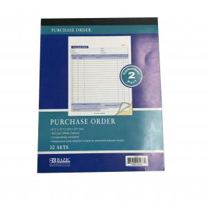 Purchase order book Two/three paper business forms for Black And White Or Color printing for professional