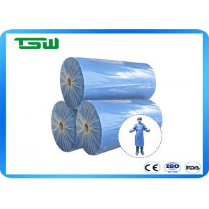 China Plain Style 260gsm SMS PP Non Woven Polypropylene Roll supplier