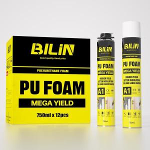 China Mega rendimiento resistente al fuego espuma de expansión resistente al clima amigable con el medio ambiente supplier