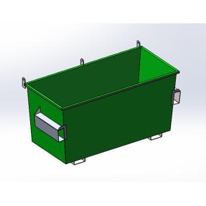 China Heavy Duty Stackable Front Lift Bins with Reinforced Bases wholesale