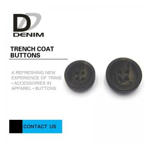 China Concave Surface Trench Coat Buttons Diverse Design With Strong Simulation supplier