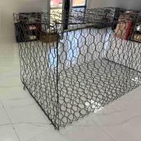China 六角形のワイヤーメッシュウォールネッティングガビオンバスケット /ボックスを覆い散漫にするためのダイアフラムを保護する on sale