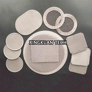 Plain Steel Material Extruder Filter Screen For Plastic Chemical Extrusion