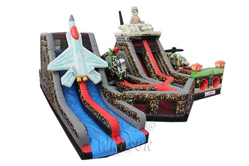 Military Rush Obstacle Course WSP-301/large slide and obstacle crossing