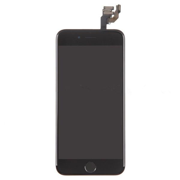 China Made iPhone 6 Display Assembly with Frame and Home Button Replacement - Black - Grade P