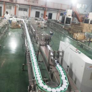 Food Canned Bottles Conveying Slat Top Chain Conveyor For Industry Packaging Line