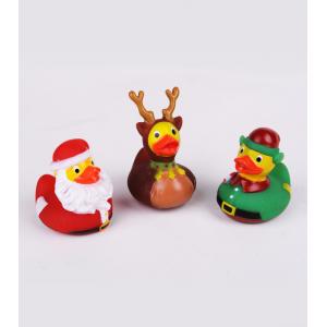 Decorated Mini Size Christmas Rubber Duck Santa Duck, Deer Duck, Christmas Holiday Gift Duck toy