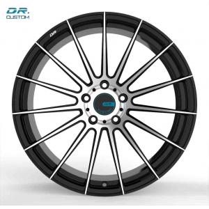 5-114.3 24 Inch Alloy Wheels Gloss Black 6061 T6 1 Piece Rims