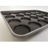 4" 24 Links Aluminum Hamburger Bun Baking Pan Easy Cleaning