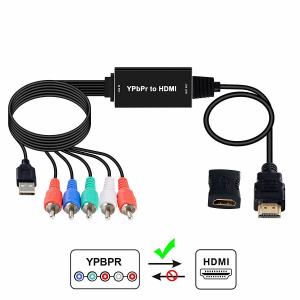 China 1080P 60Hz Audio Video Converter Component RCA RGB YPbPr To HDMI supplier