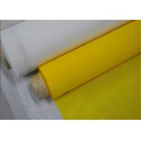 China Silk Screen Polyester Printing Mesh , Tensile Bolting Cloth Square Hole Shape on sale