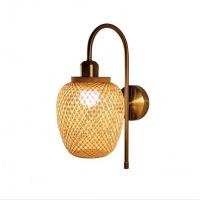 China luxurious Bamboo woven wall lamp - Bamboo corridor lamp - Hanging Bamboo rattan lamp on sale