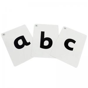 China Varishing 300 Dpi Baby Flash Alphabet Cards  Abc Flash Cards Printable supplier