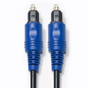 Factory Price Brand New Toslink Digital Optical Fiber Cable PVC Rope Plated Blue Shell HiFi Sound For Home Theatre