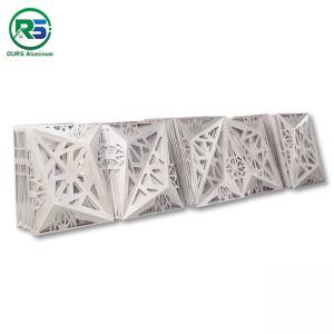 China Multiple Shapes Wall Aluminium Partition Panels Structured Decorative supplier
