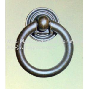 Round pull ring furniture handle,L63mm*W51mm,antique bronze,size & finish can be OEM.