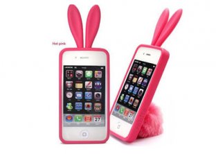 Mobile phone TPU rabito protective case for Iphone 4G