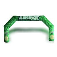China Custom Outdoor Event Finish Line Inflatable Race Start Arch Inflatable Entrance Sport Advertising Arch on sale