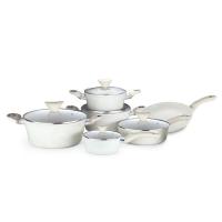 China Hot Sale 11 Pieces Restaurant Soup Pot Aluminum Cookware Stock Pots Cooking Ware Set Aluminum Cooking Pot Set on sale