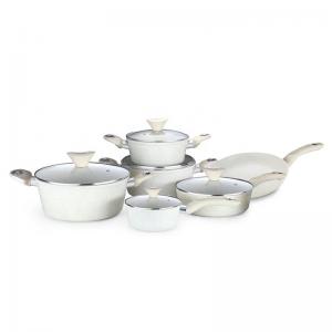 Hot Sale 11 Pieces Restaurant Soup Pot Aluminum Cookware Stock Pots Cooking Ware Set Aluminum Cooking Pot Set