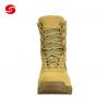 Rubber Outsole Suede Leather Military Combat Shoes Police Army Shoes