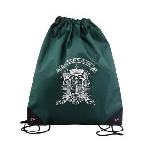 China Cheap Polyester Drawstring Bag With Logo Custom Drawstring Backpacks Manufacturer on sale