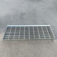 China Welded Type Metal Stair Tread Grating With Steel Checker Plate Residential Grating on sale
