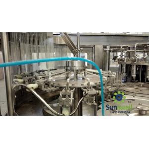 China Machine de remplissage rotatoire de boisson chaude 3 dans 1 chaîne de production de jus supplier