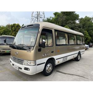 China King Long Minibus de segunda mano de 23 asientos modelo de montaña rusa con manejo a mano izquierda supplier