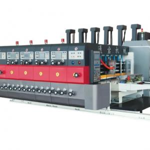 China Automatic Flexo Slotter Rotary Die Cutter with Water Ink Printer and Stripping Stacker supplier