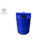 China 100 Gallon Poly Water Tanks Cylindrical Blue Emergency Indoor For Home wholesale