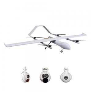 HX4HFW460 30KG VTOL Fixed Wing Drone Surveying 3D 4D Mapping Police Marine Inspection Security Military UAV Camera Pod