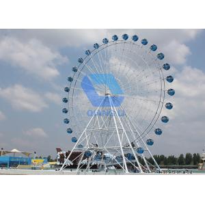 Outdoor Amusement Park Ferris Wheel / Electric Ferris Wheel With 72 Persons