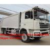 customized SHACMAN 6*4 LHD18 cubic meters compression garbage truck for sale,